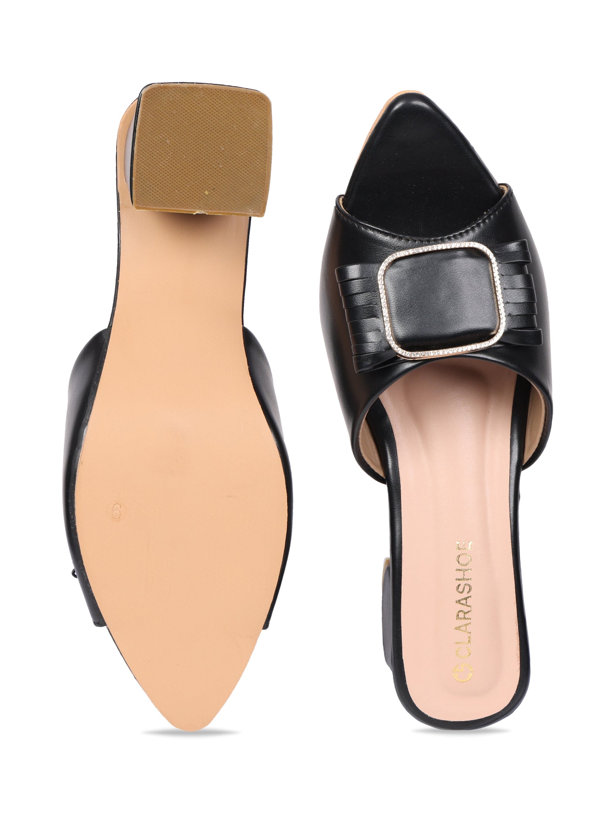 Charm Buckle Heels Clarashoe