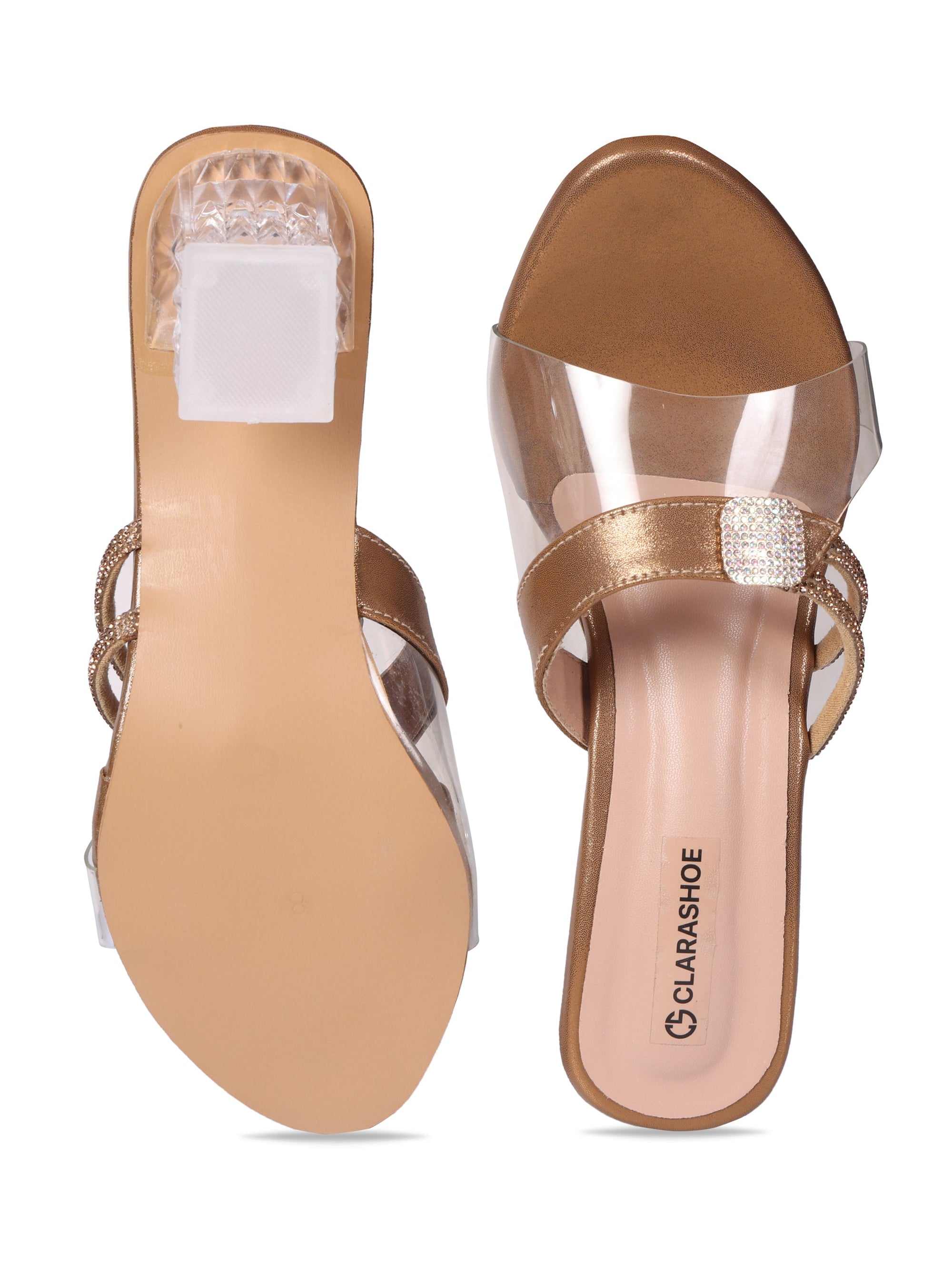 Brown Glam Strap Clarashoe
