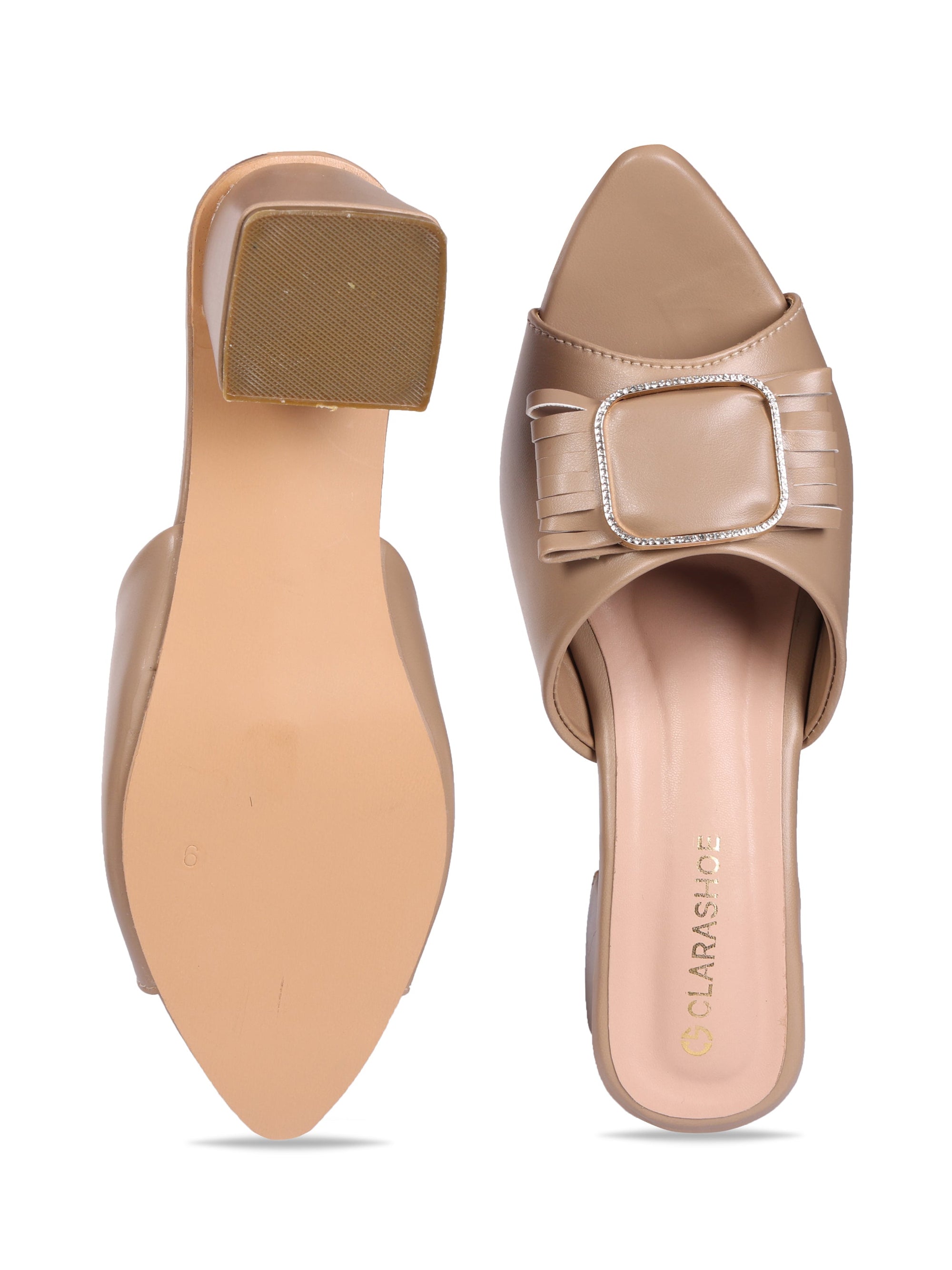 Charm Buckle Heels Clarashoe