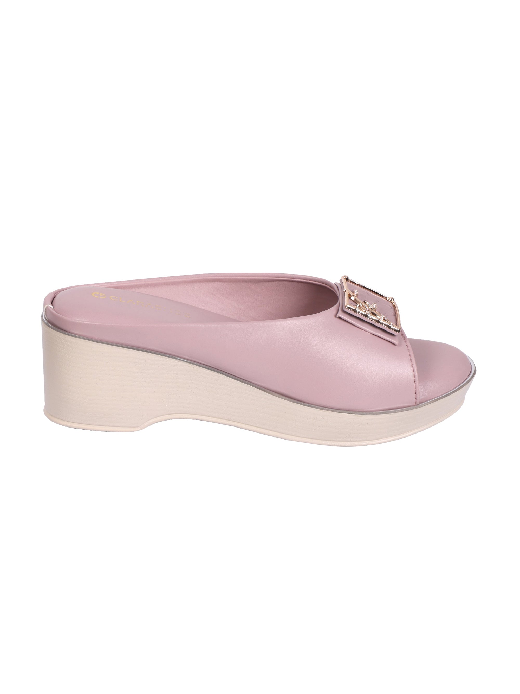 Bamboo Buckle Wedges Clarashoe