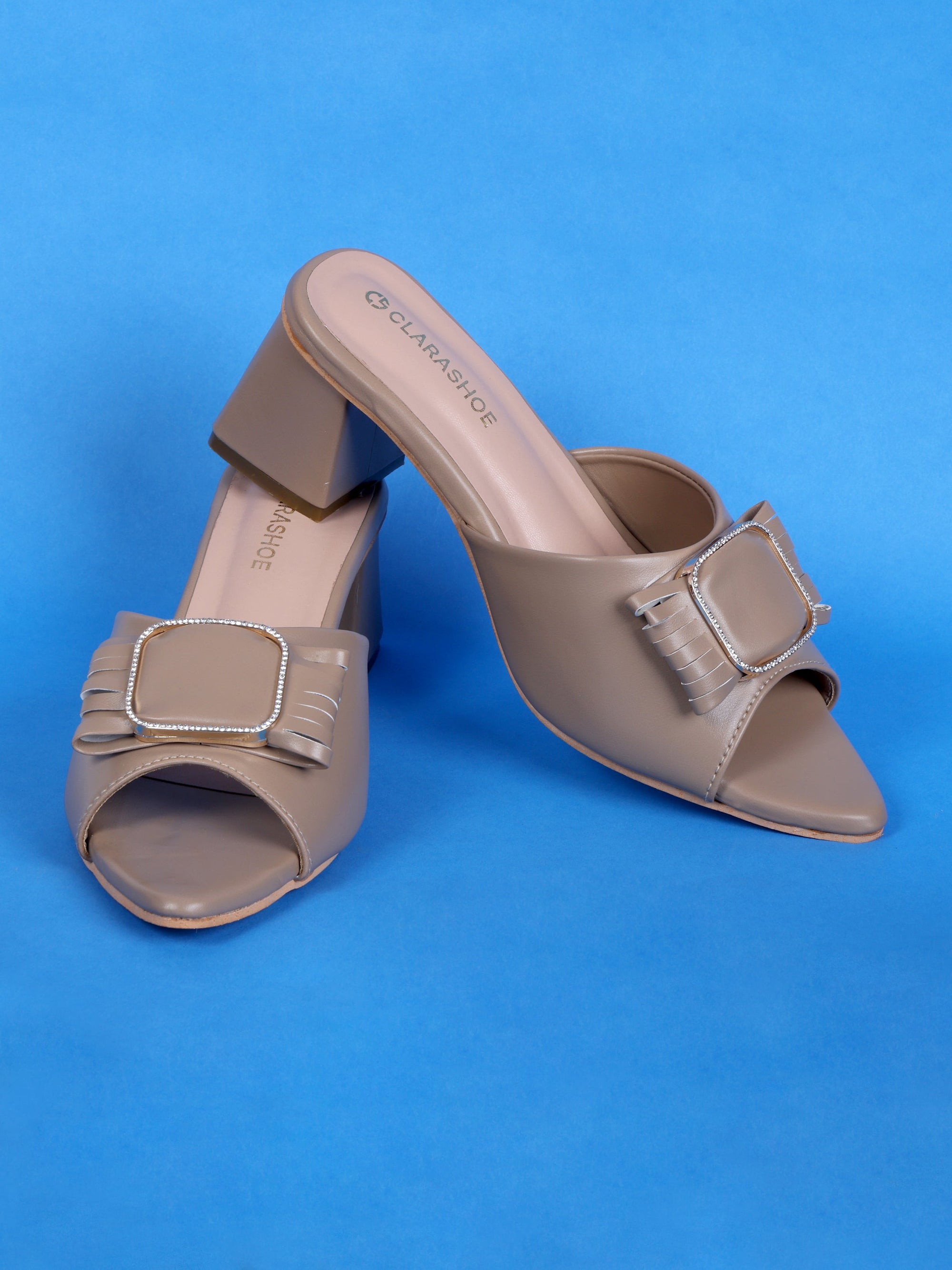 Charm Buckle Heels Clarashoe