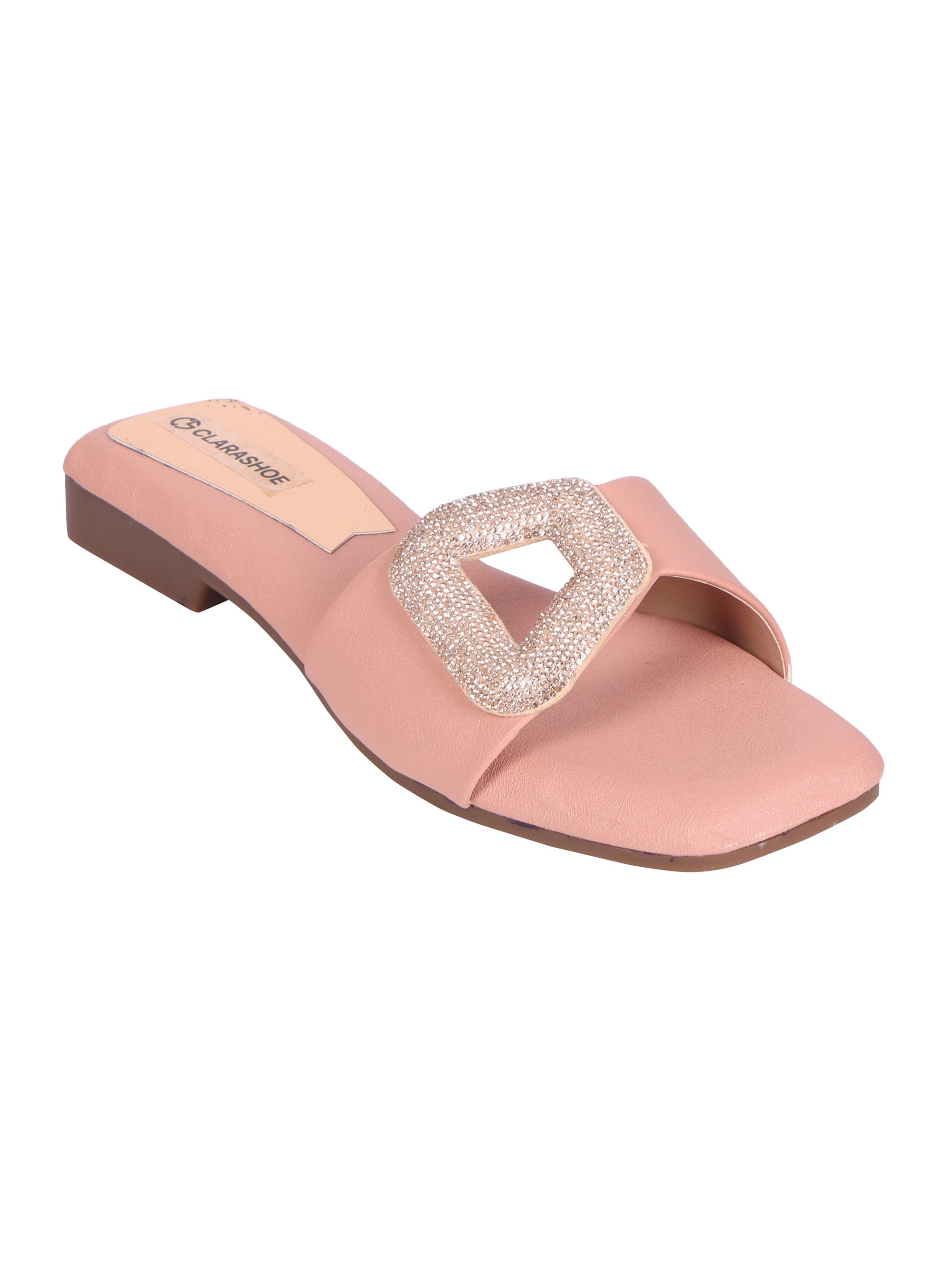 Diamond Buckle Flats Clarashoe