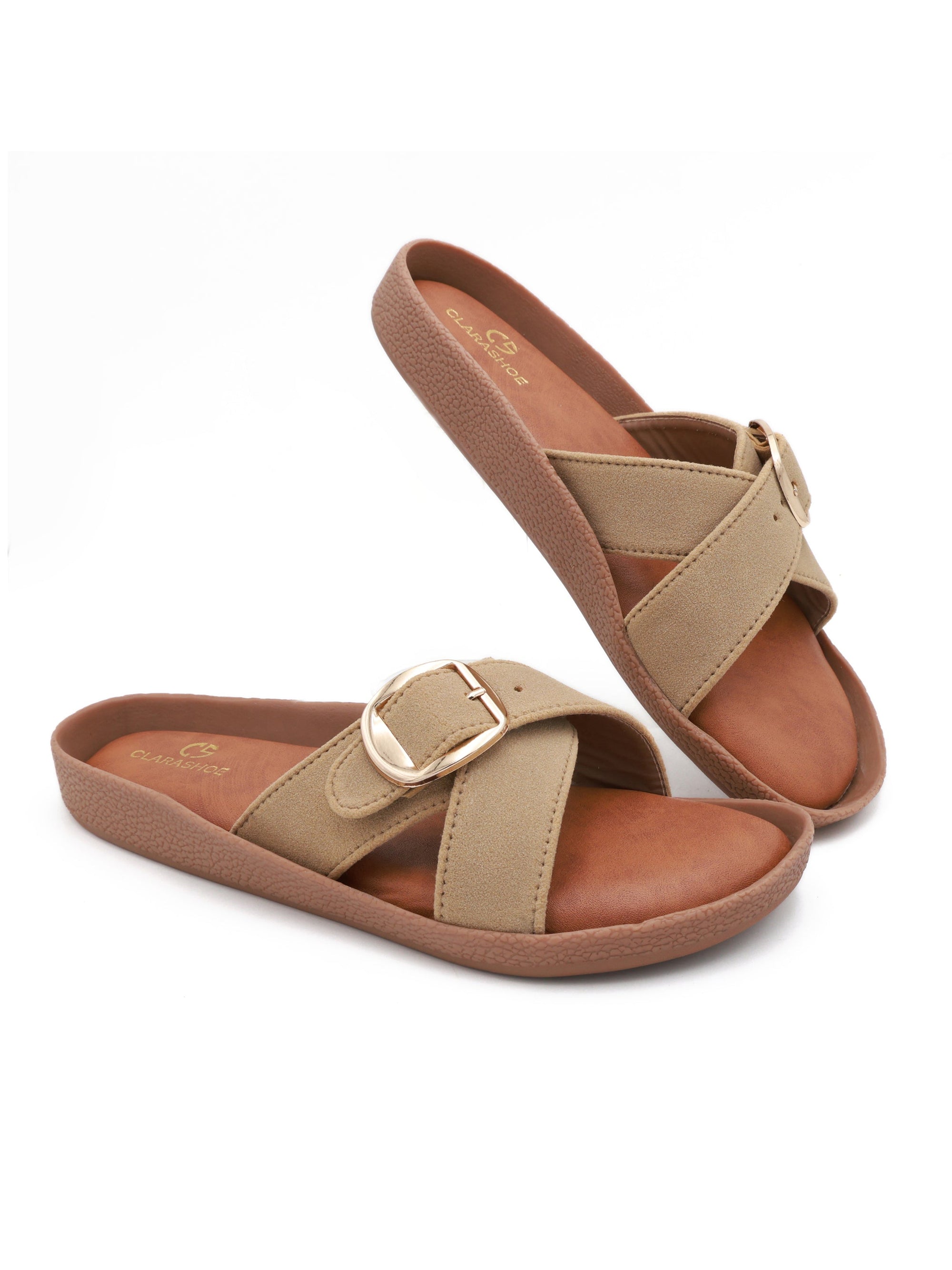 Comfort Cross Slides Clarashoe