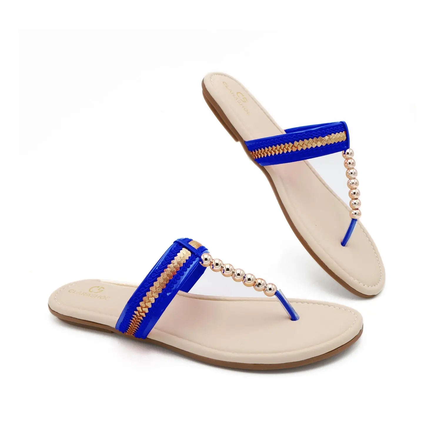 Festive Flat Sandal Clarashoe