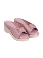 Bamboo Buckle Wedges Clarashoe