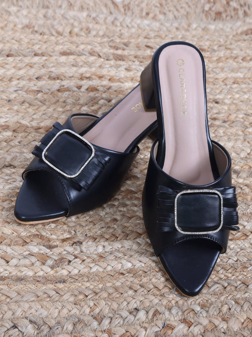 Charm Buckle Heels Clarashoe