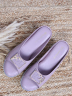 Bamboo Buckle Wedges Clarashoe