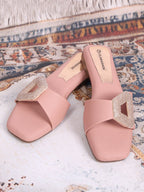 Diamond Buckle Flats Clarashoe