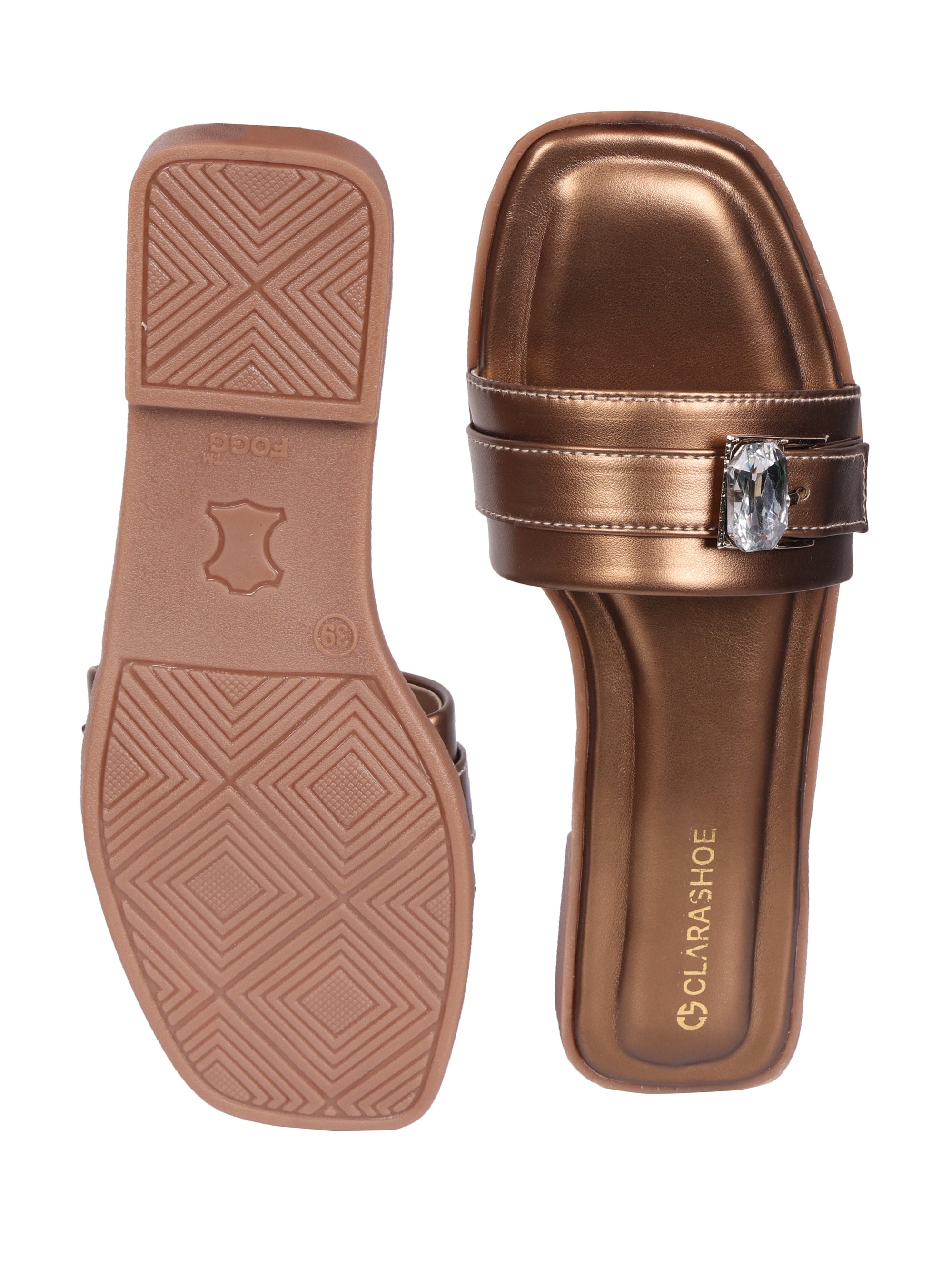 Gem Buckle Flats Clarashoe