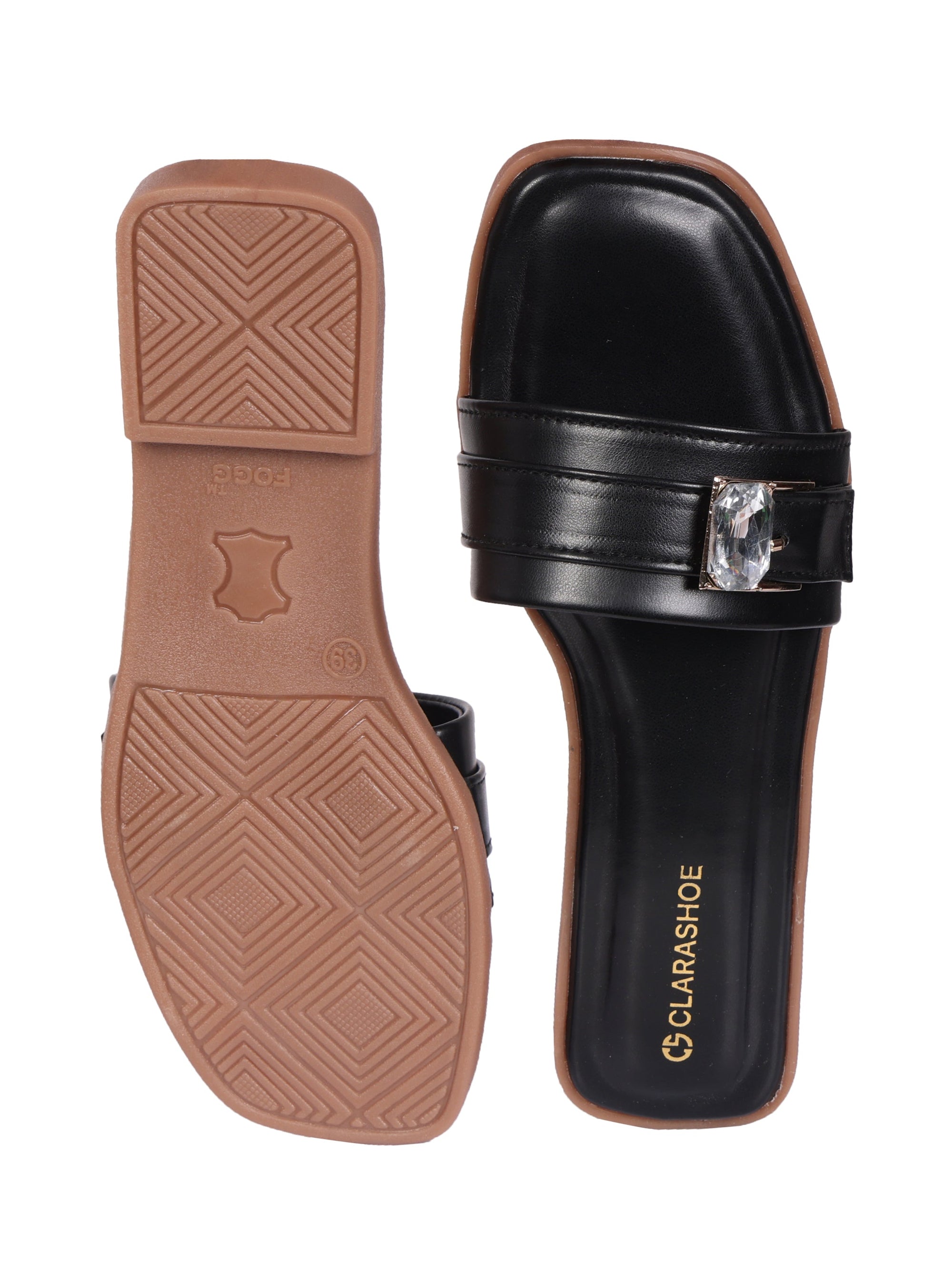 Gem Buckle Flats Clarashoe