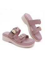 SoftStep Buckle Sandals Clarashoe