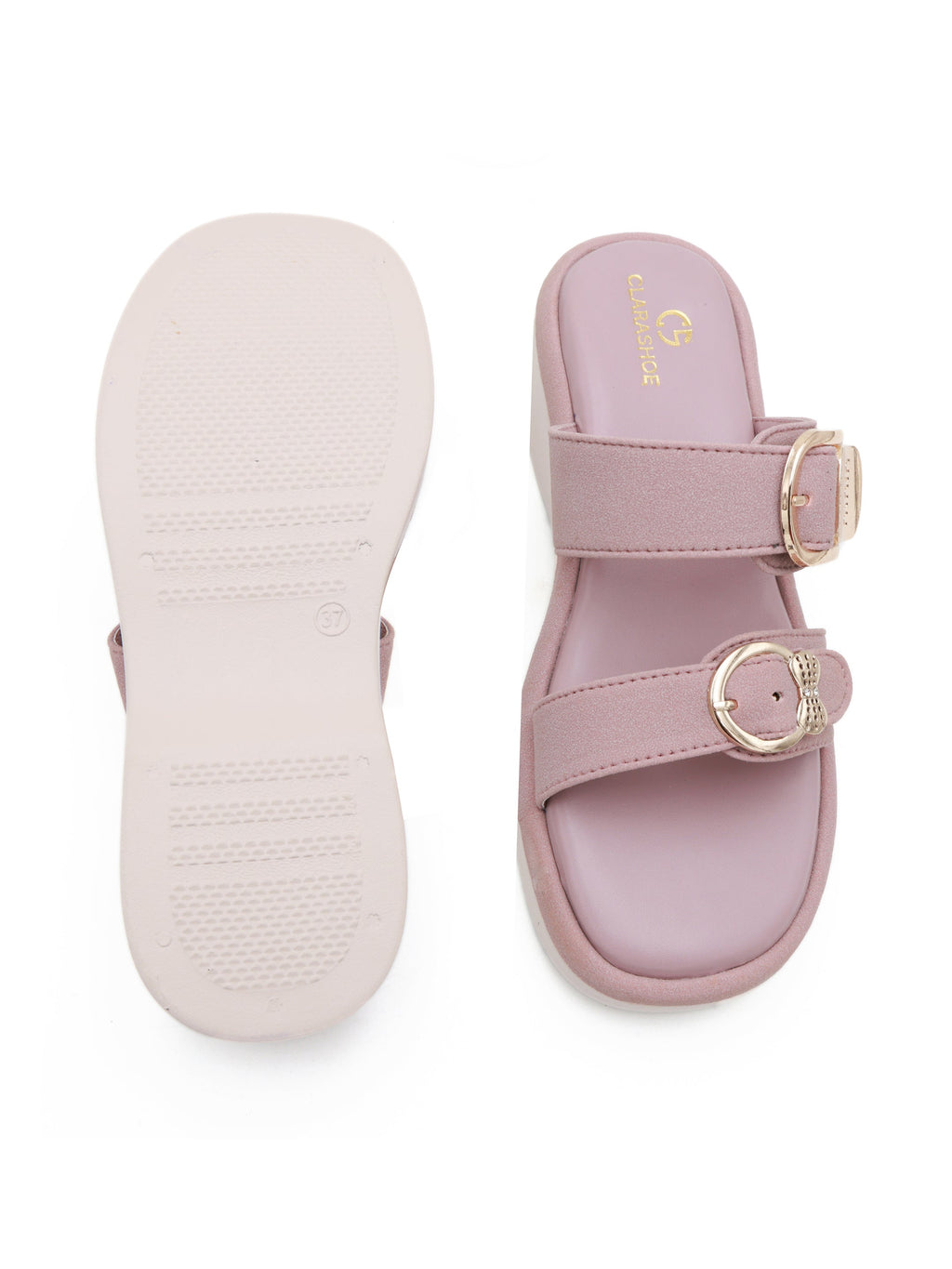 SoftStep Buckle Sandals Clarashoe
