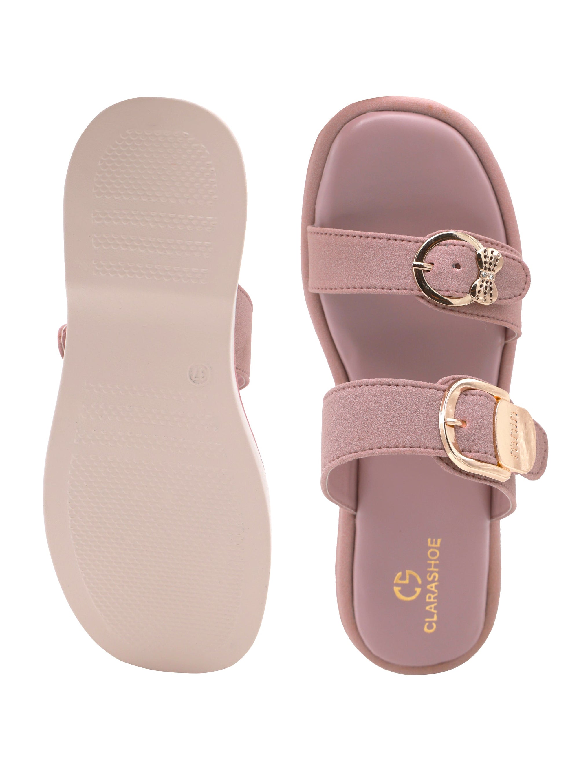 SoftStep Buckle Sandals Clarashoe