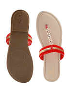 Festive Flat Sandal Clarashoe