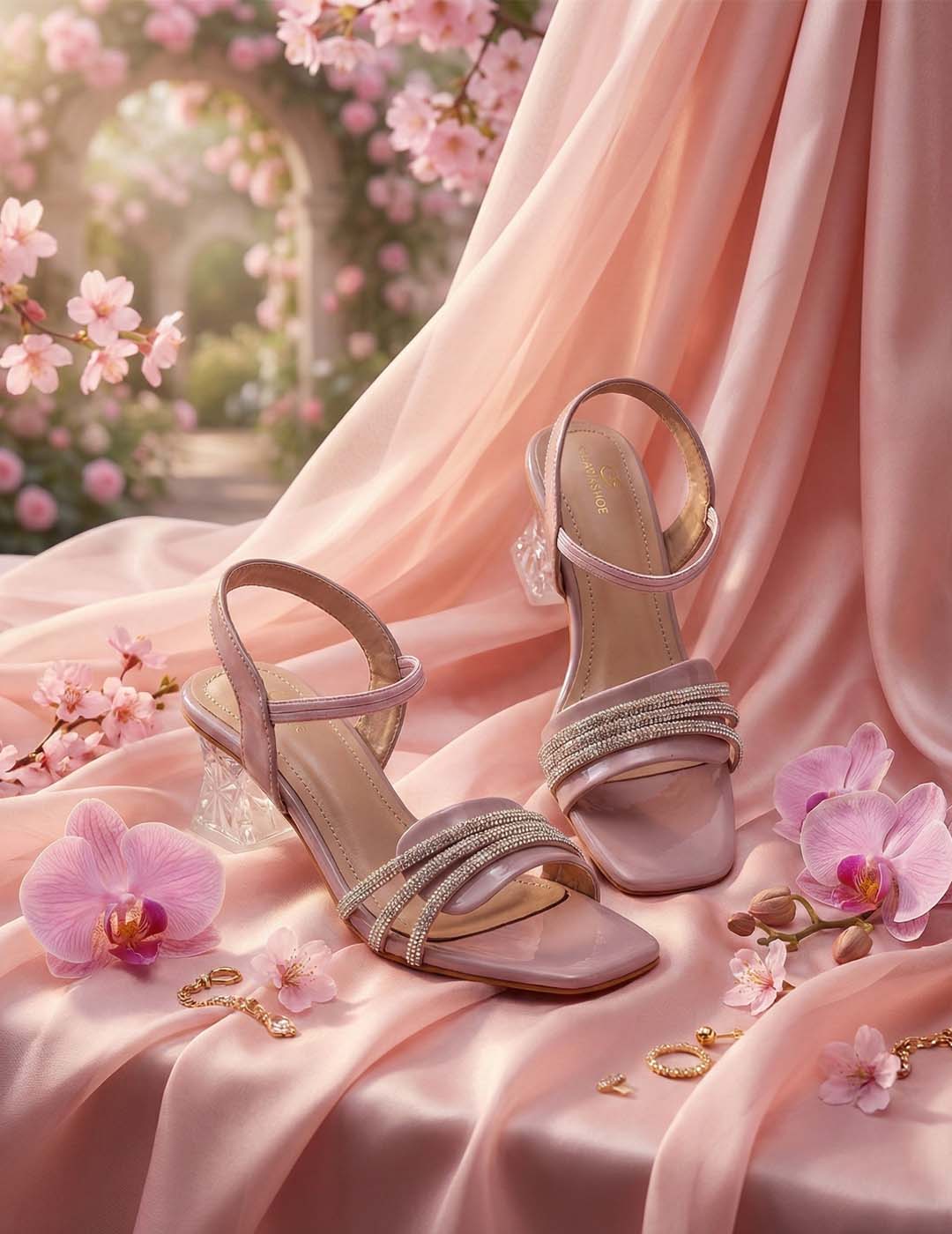 The Crystal Block Sandal Clarashoe