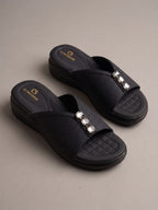 Sia (Embellished Comfort Flat Slide)