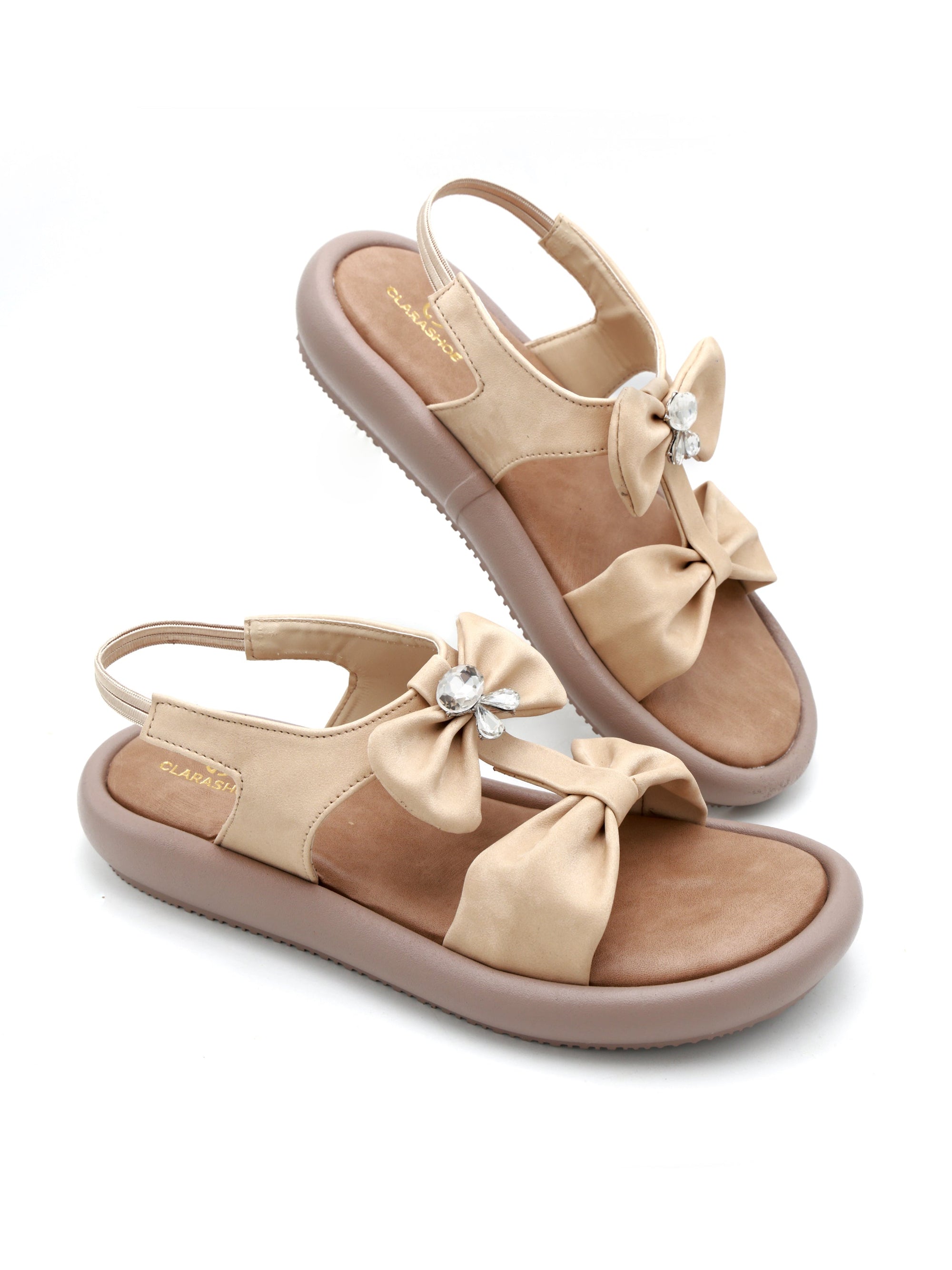 Pastel Buckle Comfort Slides Clarashoe