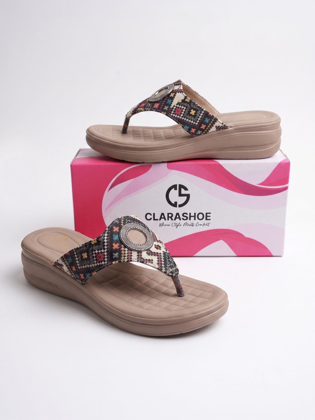 Inaya (Printed Comfort Toe-Post)