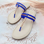 Festive Flat Sandal Clarashoe