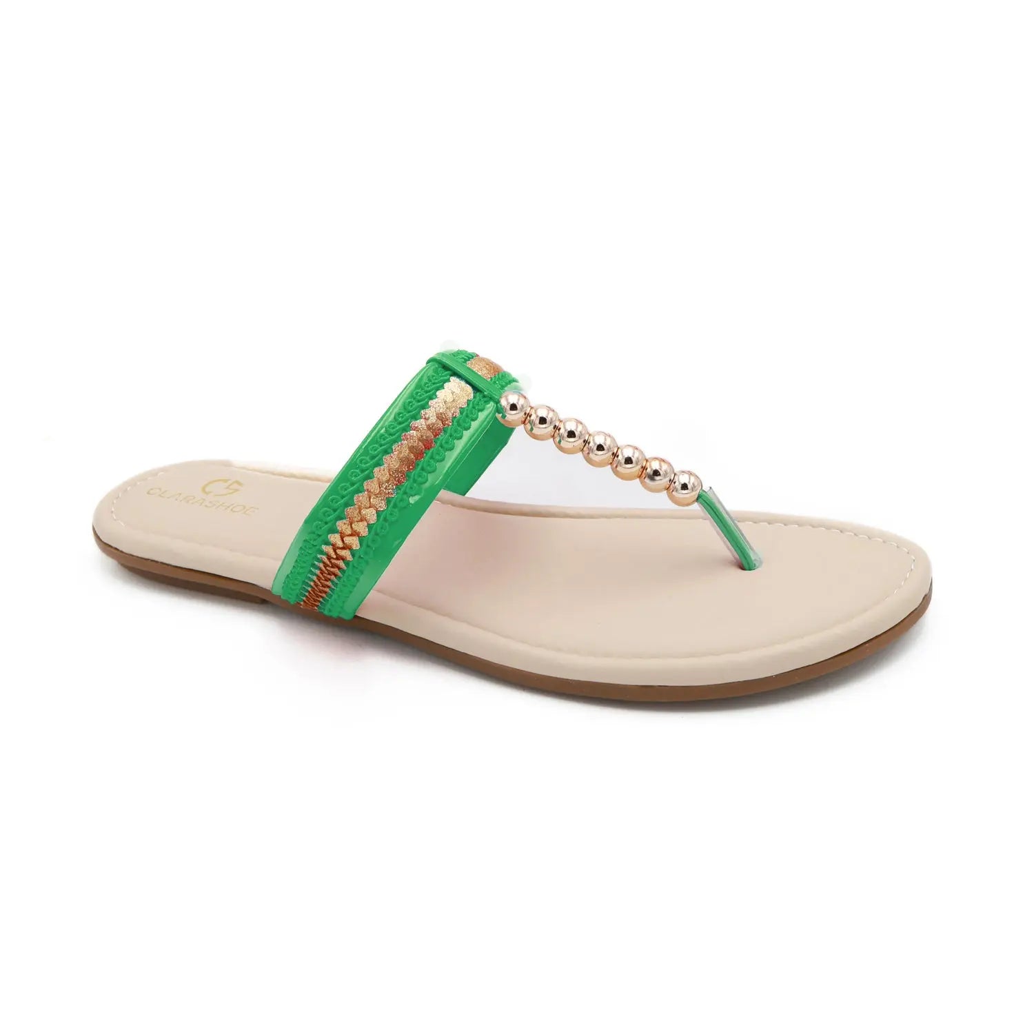 Festive Flat Sandal Clarashoe