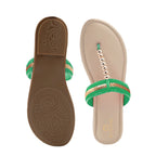 Festive Flat Sandal Clarashoe