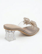 Crystal Bow Heels Clarashoe