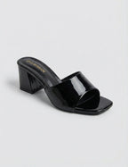Square Toe Slip-On Heels for Women Clarashoe