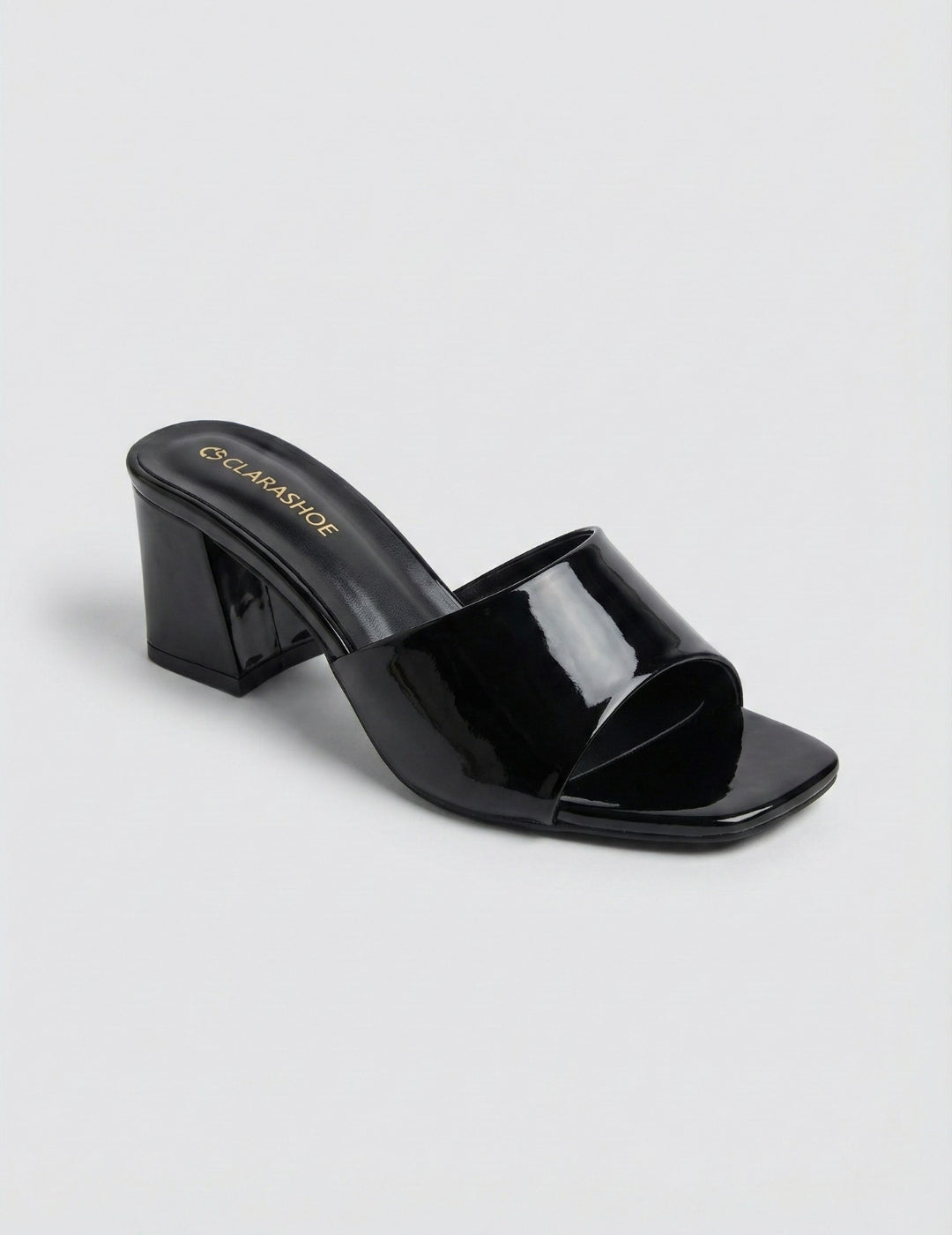 Square Toe Slip-On Heels for Women Clarashoe