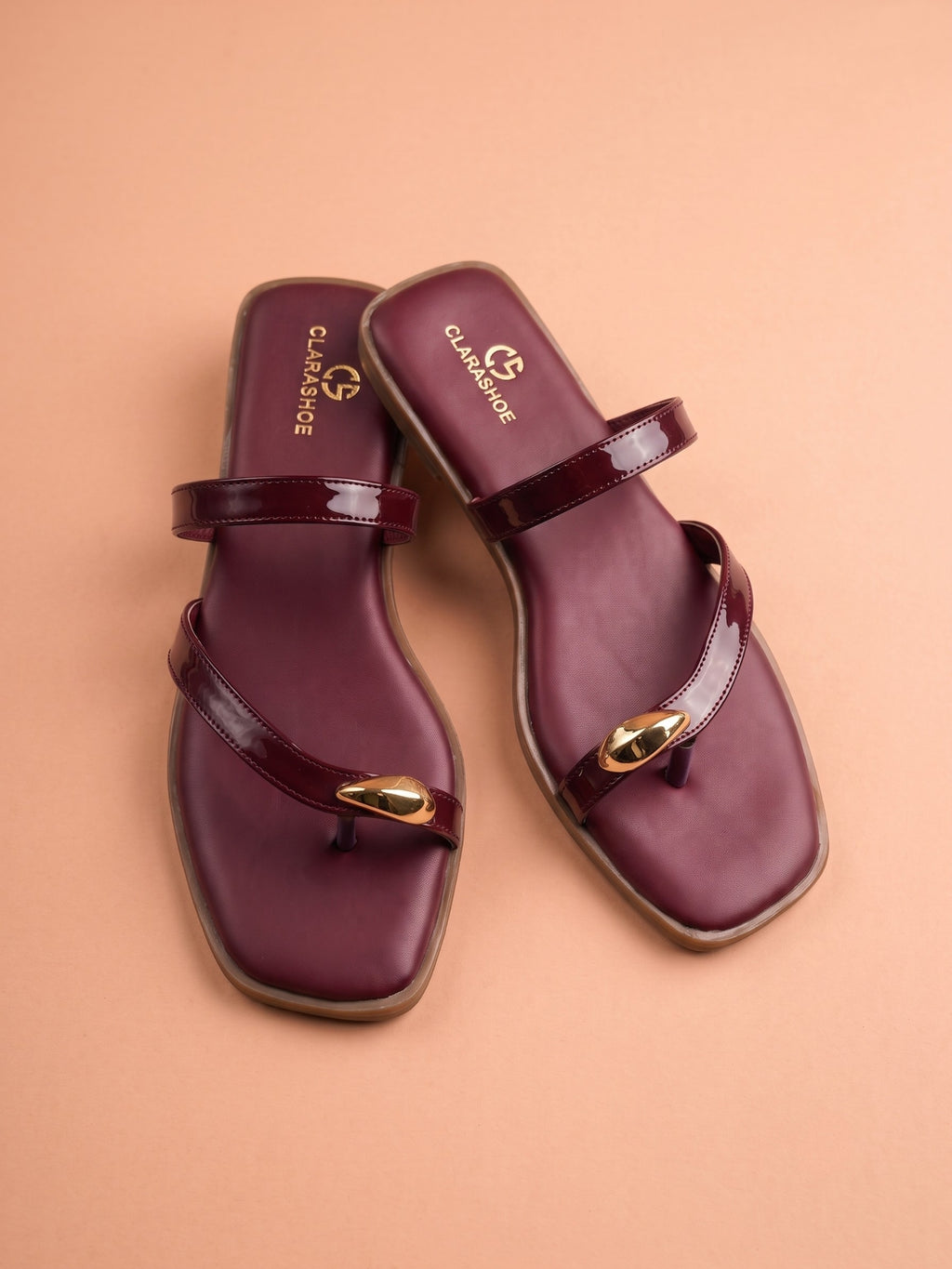 Mira (Glossy Toe-Ring Flat)
