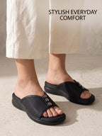 Sia (Embellished Comfort Flat Slide)