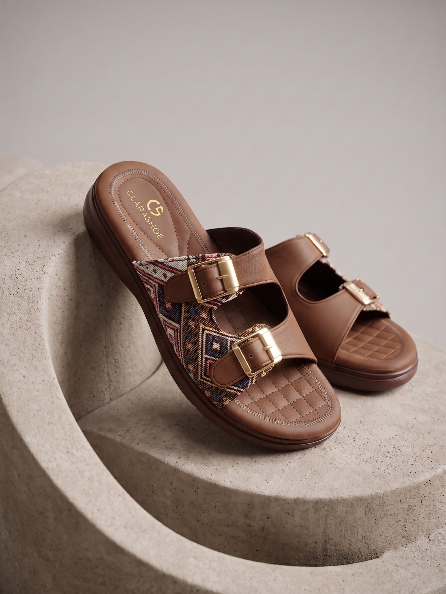 Zaria (Printed Buckle Flat)