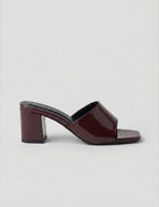 Square Toe Slip-On Heels for Women Clarashoe