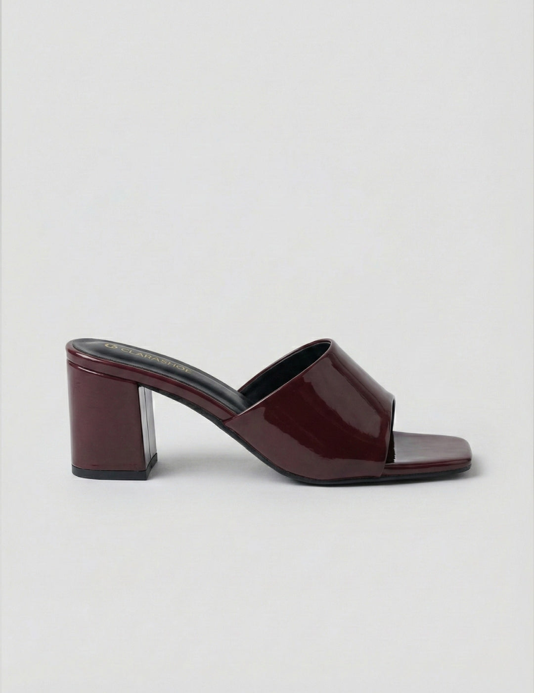 Square Toe Slip-On Heels for Women Clarashoe