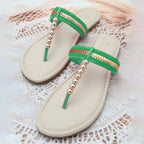 Festive Flat Sandal Clarashoe